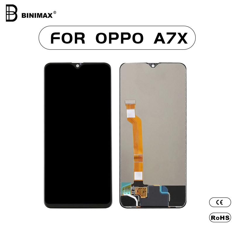 Mobile Phone LCD- näyttö BINIMAX- korvaava näyttö OPPO A7X- matkapuhelimelle