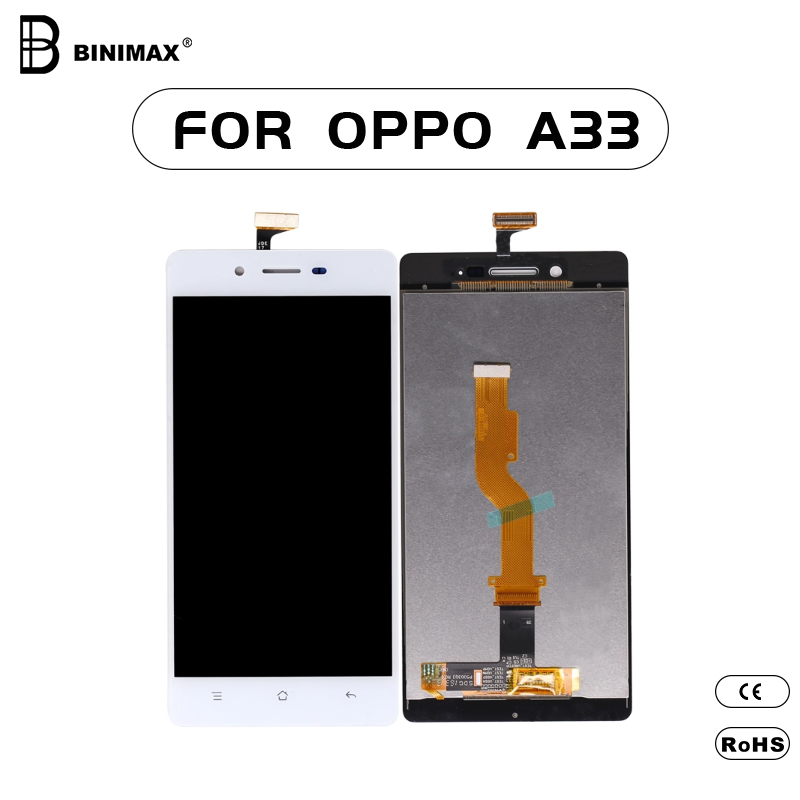 Mobile Phone LCD- näyttö BINIMAX- korvaava näyttö OPPO A33- matkapuhelimelle