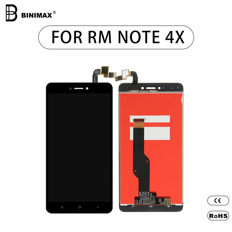 Mobile Phone LCD- näyttö BINIMAX- vaihdettava kännykän näyttö Redmi NOTE 4X- ohjelmaa varten
